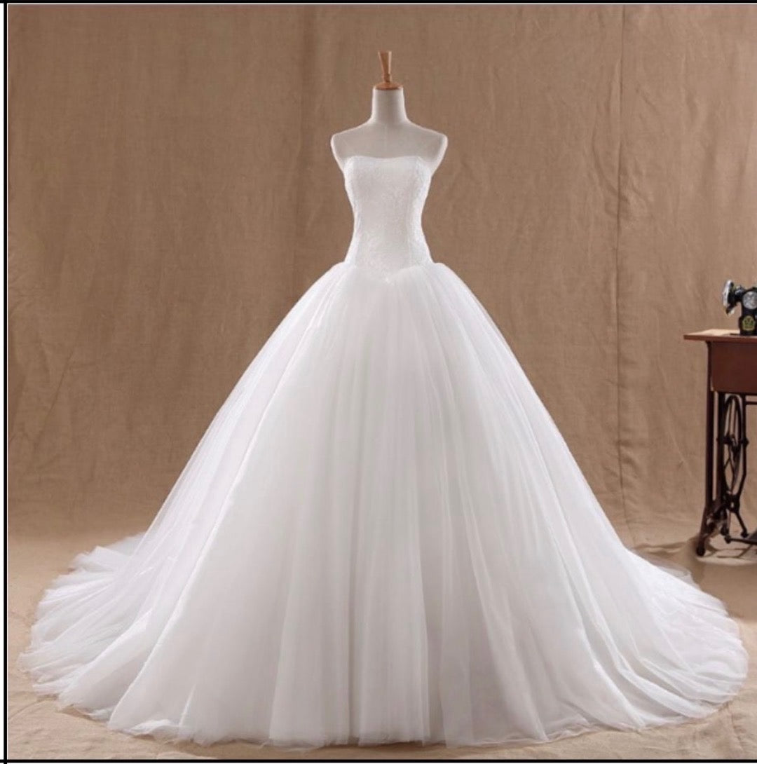 Lace Ball Gown Debutante Cotillion Dress